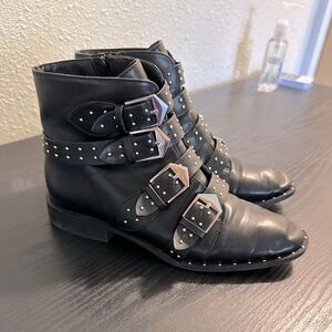 Black Studded Boots